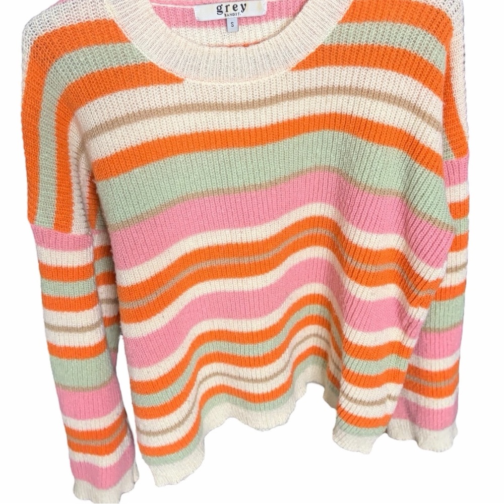 Multicolor Striped Women's Sweater